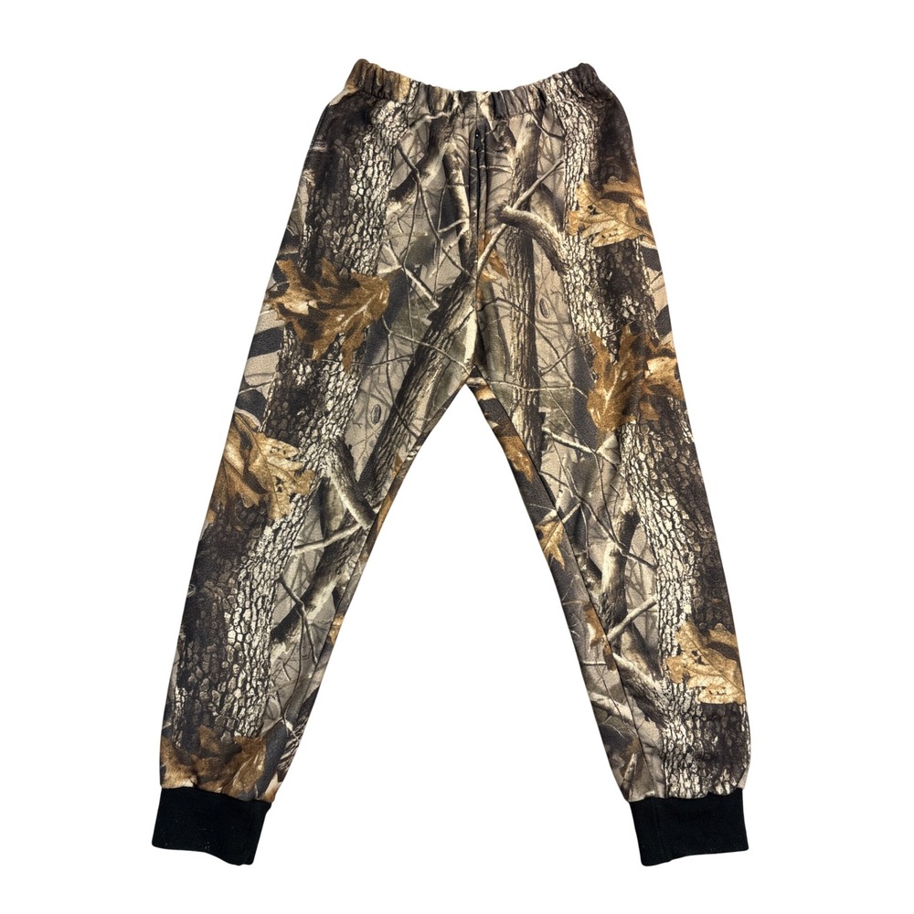 Redhead Mens Fleece Camo Joggers Real Tree Camouflage Elastic Waist Pants 2532